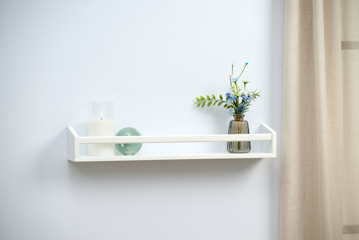 Bokhylle hvit 57 cm – DAY